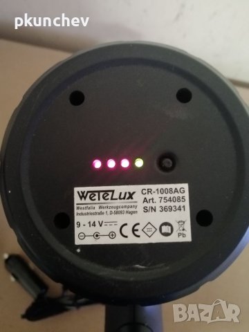 Акумулаторен прожектор, ФЕНЕР WETELUX CR-1008AG, снимка 3 - Прожектори - 41524582