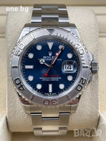 Rolex Yacht Master Silver Blue , снимка 6 - Мъжки - 41878932