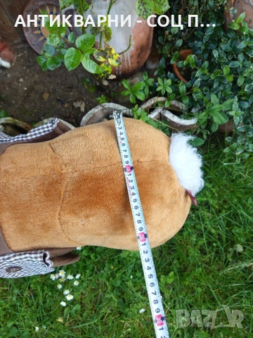 Стара Немска Голяма Плюшена Играчка Конче Тегло 5кг., снимка 12 - Антикварни и старинни предмети - 50554455