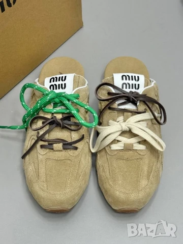 висококачествени дамски маратонки от естествена кожа miu miu new balance, снимка 3 - Маратонки - 51183645