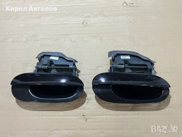 Черни десни дръжки на вратите за BMW E39 (седан и комби)