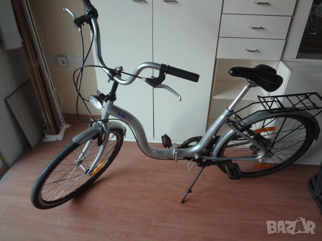 Сгъваем немски велосипед 26 инча с ниска рамка и скорости, снимка 5 - Велосипеди - 53525890