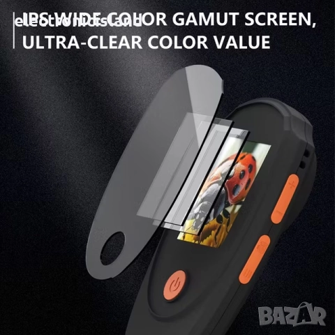 Ръчен цифров микроскоп с 2.0" цветен IPS екран, лупа за деца, 500x увеличение, 8х LED светлини, USB, снимка 8 - Друга електроника - 52669700