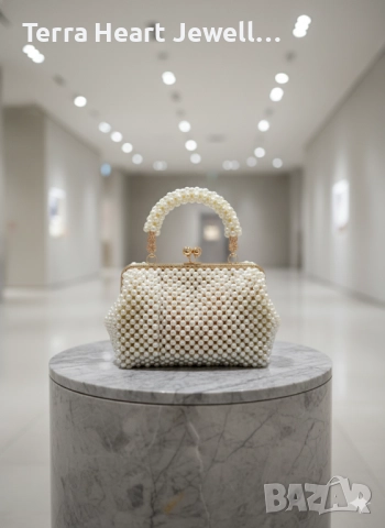 Дамска чанта перлена , снимка 16 - Чанти - 51881965