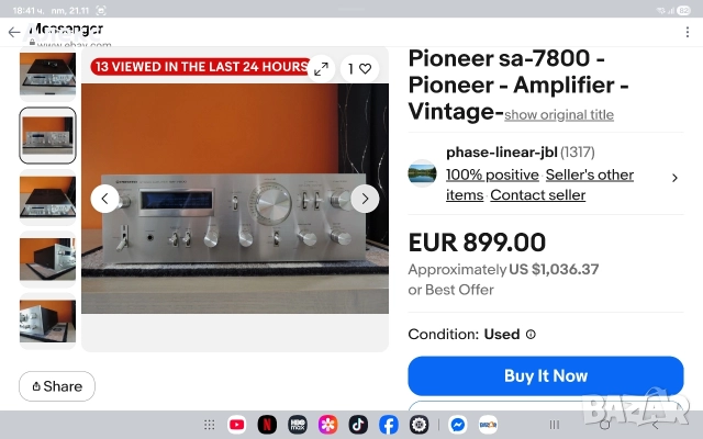 pioneer sa 7800, снимка 2 - Ресийвъри, усилватели, смесителни пултове - 52855973