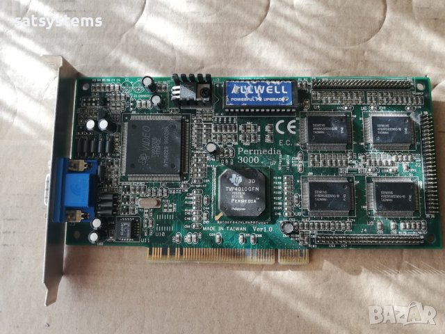 Видео карта ExpertColor 3DLabs Permedia 3000 ver1.0 4MB PCI, снимка 1 - Видеокарти - 44218124