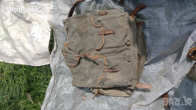 Брезентова раница, снимка 6 - Раници - 16635582