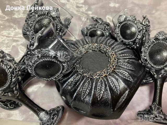 Ръчно изработен сервиз от 7 части