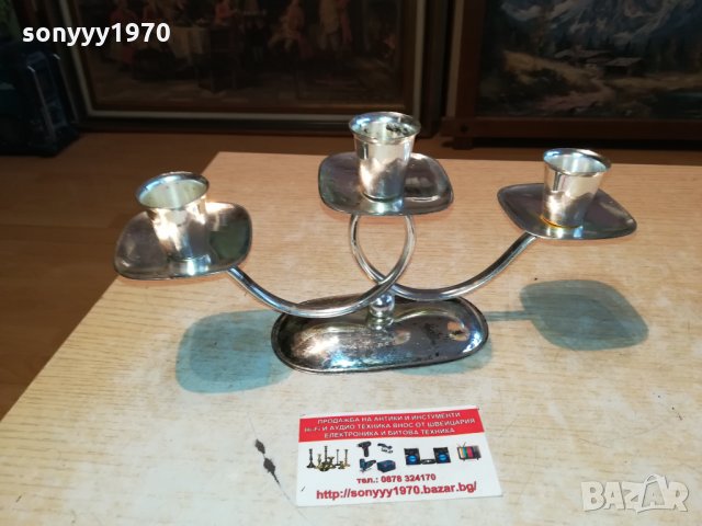 КРАСИВ СВЕЩНИК ОТ ГЕРМАНИЯ 0802221902, снимка 12 - Антикварни и старинни предмети - 35720989