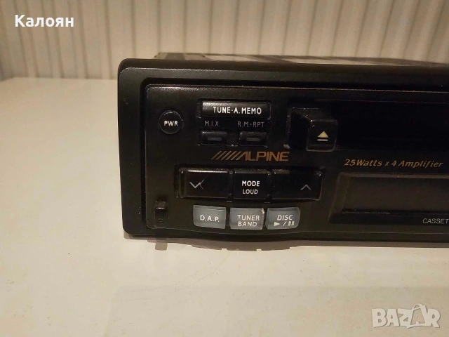 Alpine радиокасетофон, снимка 4 - Радиокасетофони, транзистори - 53083196