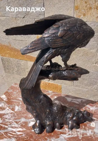 Бронзов Морски Орел, снимка 6 - Статуетки - 50426459