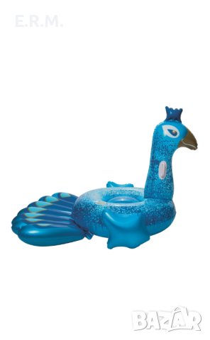 Надуваем дюшек паун за басейн море Bestway Pretty Peacock, 1.98 м x 1.64 м, снимка 2 - Надуваеми играчки - 42022447