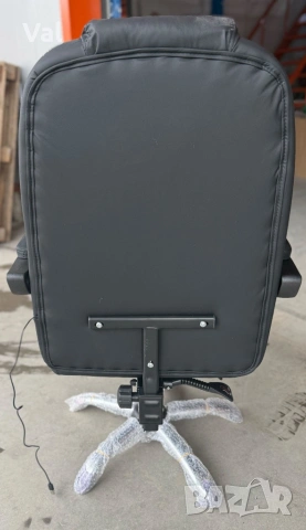 Ергономичен въртящ се офис стол с масаж и поставка за крака, снимка 6 - Столове за офис - 53641861