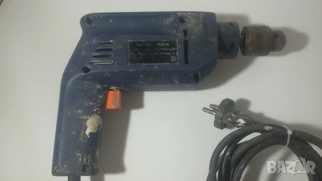 Бормашина/дрелка ELTOS BU 101 420W STEEL ⌀10mm BETON ⌀10mm, снимка 8 - Бормашини - 51227401