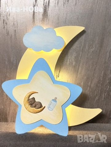 Ръчно изработени подаръци , снимка 2 - Детски нощни лампи - 52505345