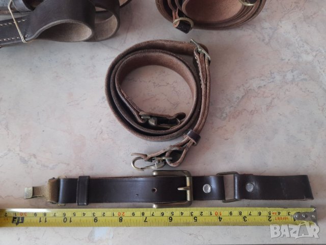 Царски кожен колан 4 броя, снимка 2 - Колекции - 42493563