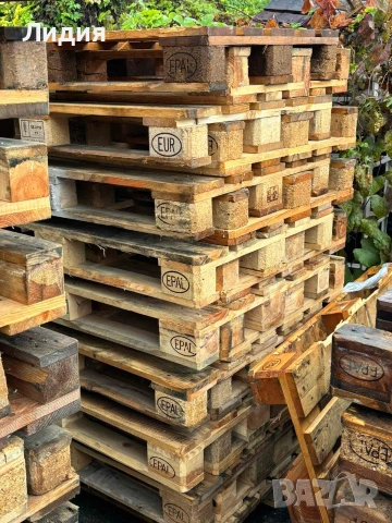 Дървени Евро Палети 80x120, снимка 3 - Други - 53850271