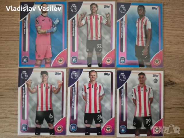 Topps Premier League 25/26 - базови, инсърти и паралели на отборите, снимка 4 - Колекции - 53637066