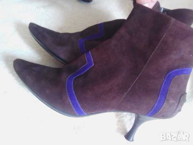 TOD'S Original. Size 38 Страхотни боти. 100% Велур, снимка 4 - Дамски боти - 36193747
