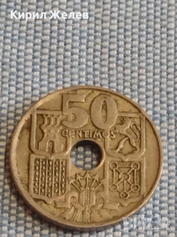 Три монети 50 сантимос 1949г. Испания / 1 цент/ 5 куруш Недерландия, Турция 31768, снимка 2 - Нумизматика и бонистика - 44491624