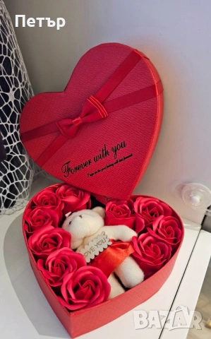 Подаръчна кутия във форма на сърце, снимка 2 - Други - 53011803