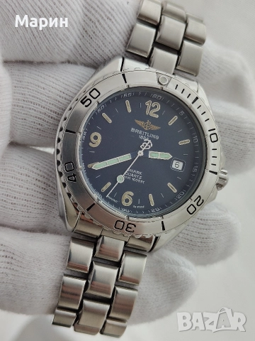 Breitling Shark кварц, снимка 9 - Мъжки - 52908306