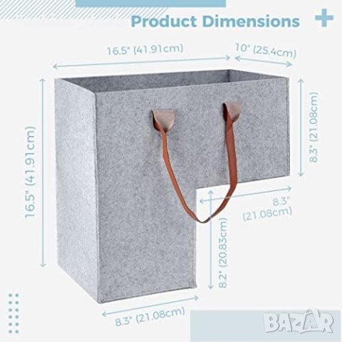 Нова Сгъваема филцова кошница за стълбище Съхранение органайзер, снимка 5 - Други стоки за дома - 41583638