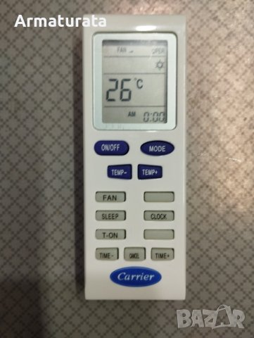 Дистанционно за климатик Carrier - YB1C4, снимка 1 - Климатици - 38817343
