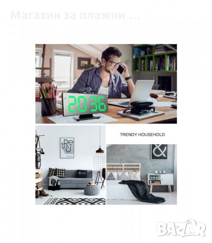 LED ЦИФРОВ ЧАСОВНИК - ОГЛЕДАЛЕН- код 3618, снимка 7 - Друга електроника - 34204322