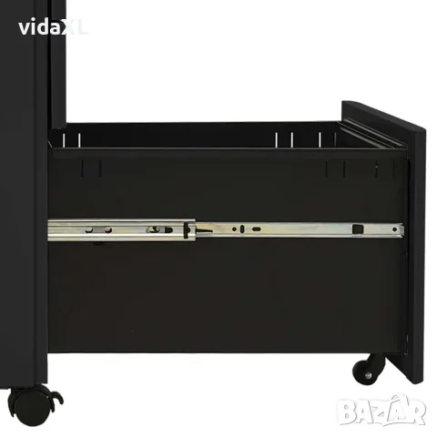 vidaXL Мобилен офис шкаф, антрацит, 30x45x59 см, стомана, снимка 5 - Шкафове - 56147090