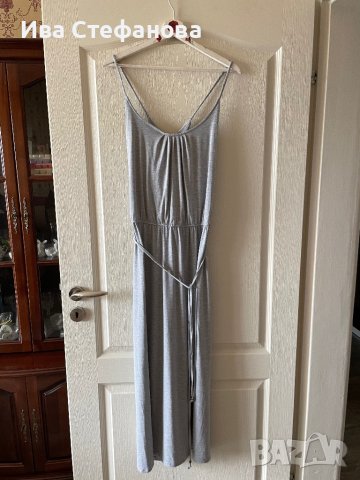 Нова спортно елегантна сива еластична рокля трико за маратонки и сникърси , снимка 7 - Рокли - 41352038