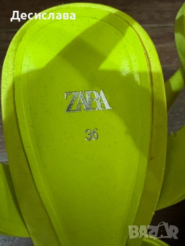 Обувки Зара 36 номер, снимка 3 - Дамски обувки на ток - 53751982