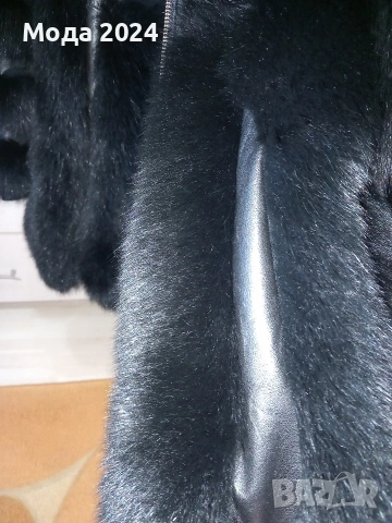 Естествен косъм, С размер, два цвята. , снимка 4 - Палта, манта - 53636186