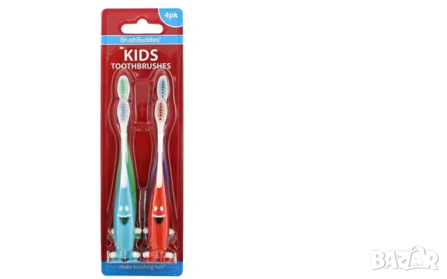 Комплект от 4бр. детски четки за зъби, снимка 2 - Други - 53216143