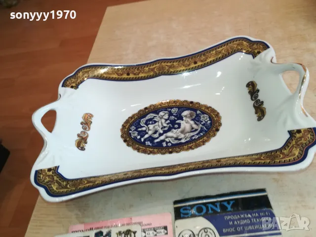 ПОРЦЕЛАНОВА АНТИКА 28Х19Х6СМ ОТ ФРАНЦИЯ 2811241818, снимка 2 - Антикварни и старинни предмети - 48144537