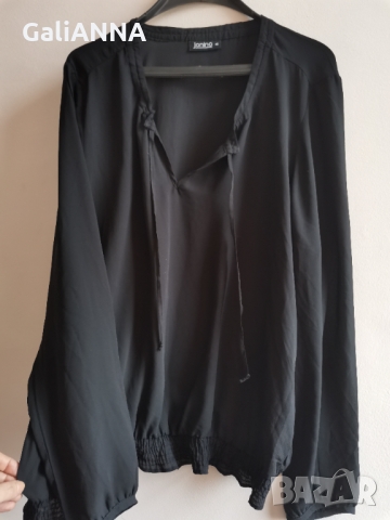 СТРАХОТНА ТУНИКА JANINA ТЮЛ РАЗМЕР 2XL-3XL, снимка 7 - Туники - 36075177