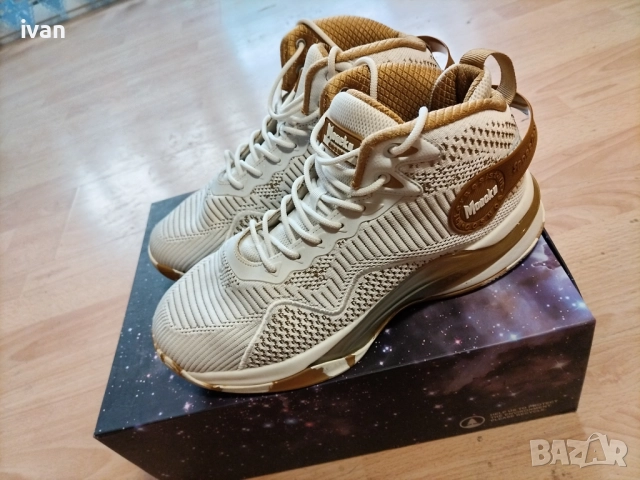 Мъжки маратонки Moiski Cosmos Gold Edition BR-222 бял, снимка 3 - Маратонки - 52589548