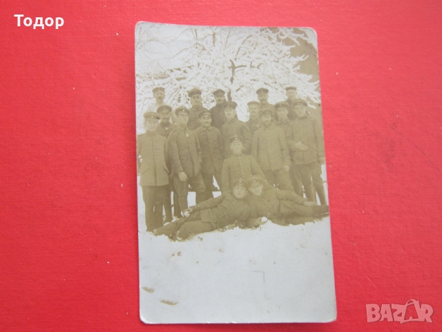 Стара снимка войник войници 1 световна война, снимка 3 - Колекции - 36070453