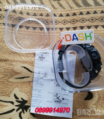 Dash Black - Часовник Sport, Водоустойчив, снимка 4 - Мъжки - 36375344