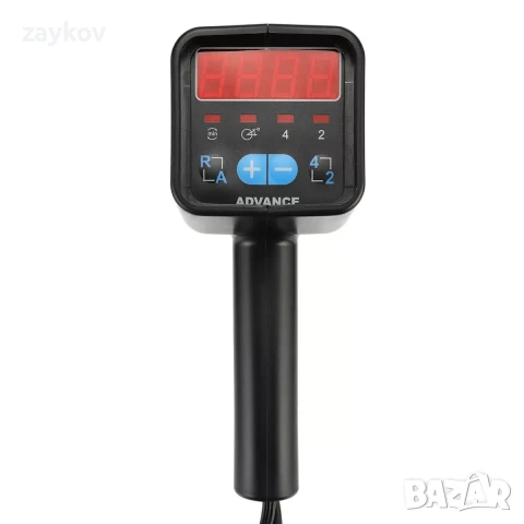 12V лампа за запалване с цифров аванс и оборотомер в черно, подобрена, снимка 3 - Аксесоари и консумативи - 51423328