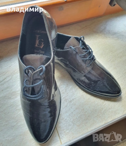 ДАМСКИ ЛАКИРАНИ ОБУВКИ Luca Grossi – №39, снимка 3 - Дамски елегантни обувки - 52922782
