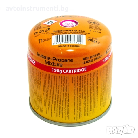 Патрон пропан-бутан за газова горелка - 190 грама -57002G