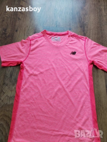 New Balance Striped Sonic Tee - страхотна мъжка тениска С, снимка 4 - Тениски - 53803226