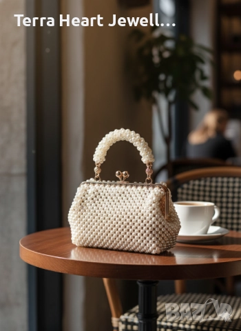 Дамска чанта перлена , снимка 17 - Чанти - 51881965