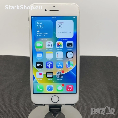 Apple iPhone 8 64Gb SILVER Фабрично отключен, снимка 2 - Apple iPhone - 52017943