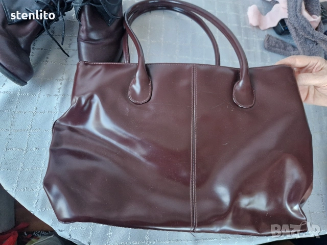 Дамски боти на платформи 38 + подарък чанта и диадема , снимка 5 - Дамски боти - 53850288