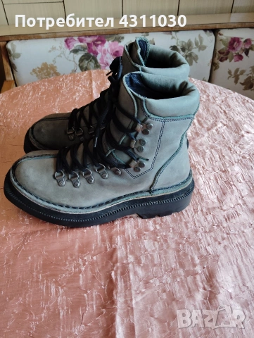 Кожени кубинки Fly London 39 номер, снимка 5 - Дамски боти - 53072983