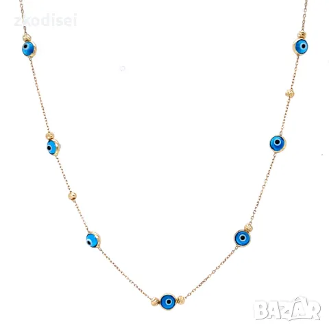 Златно колие 3,47гр. 47см. 14кр. проба:585 модел:1207-5, снимка 1