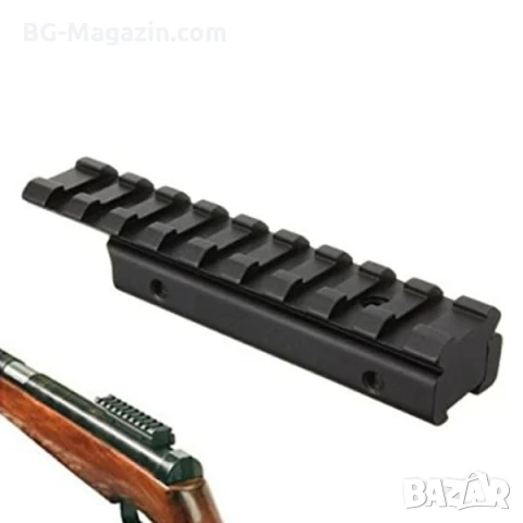 Стойка пикатини уивър база за въздушна ловна пушка въздушна оптика бързомер прицел адаптер прицел, снимка 4 - Оборудване и аксесоари за оръжия - 51092273