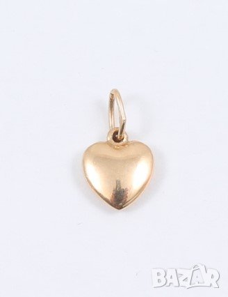 нова златна висулка сърце 48774-4, снимка 1 - Колиета, медальони, синджири - 39613279